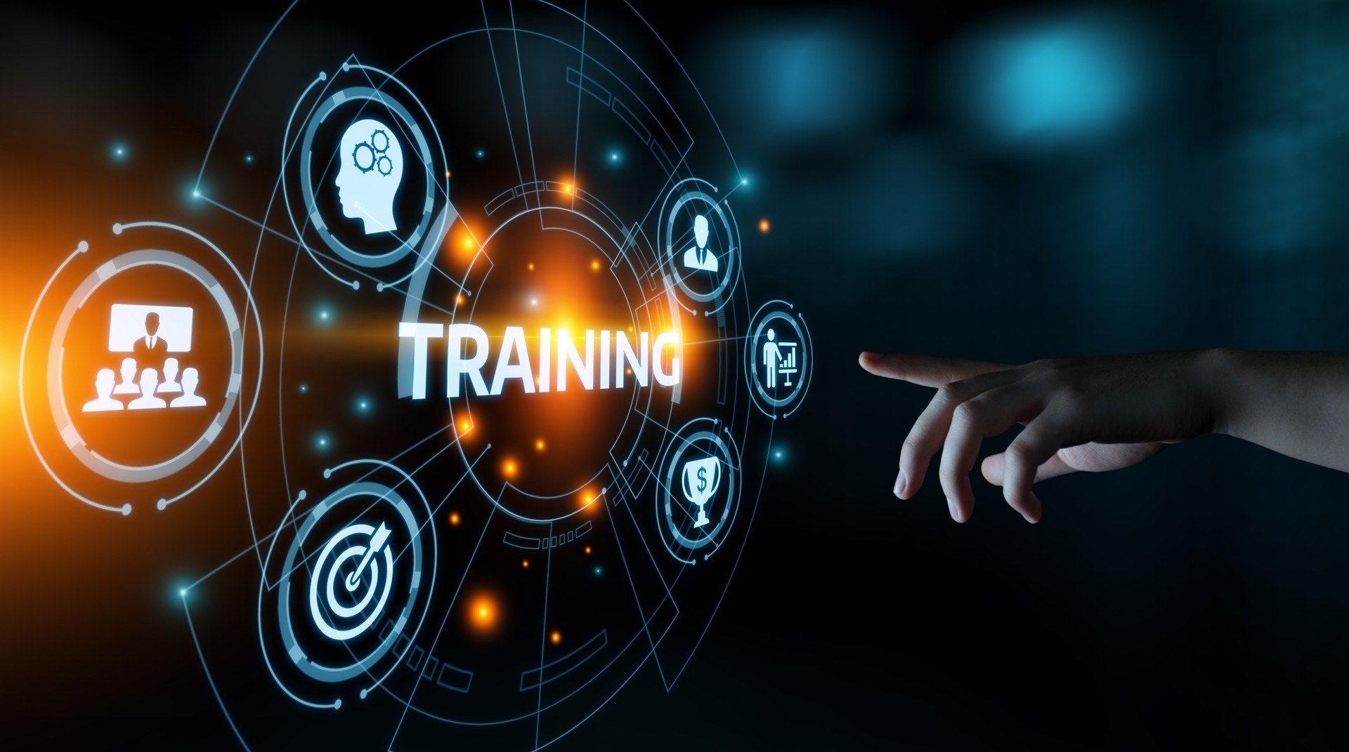 Training Webinar E-learning Skills Business Internet Technology Concept